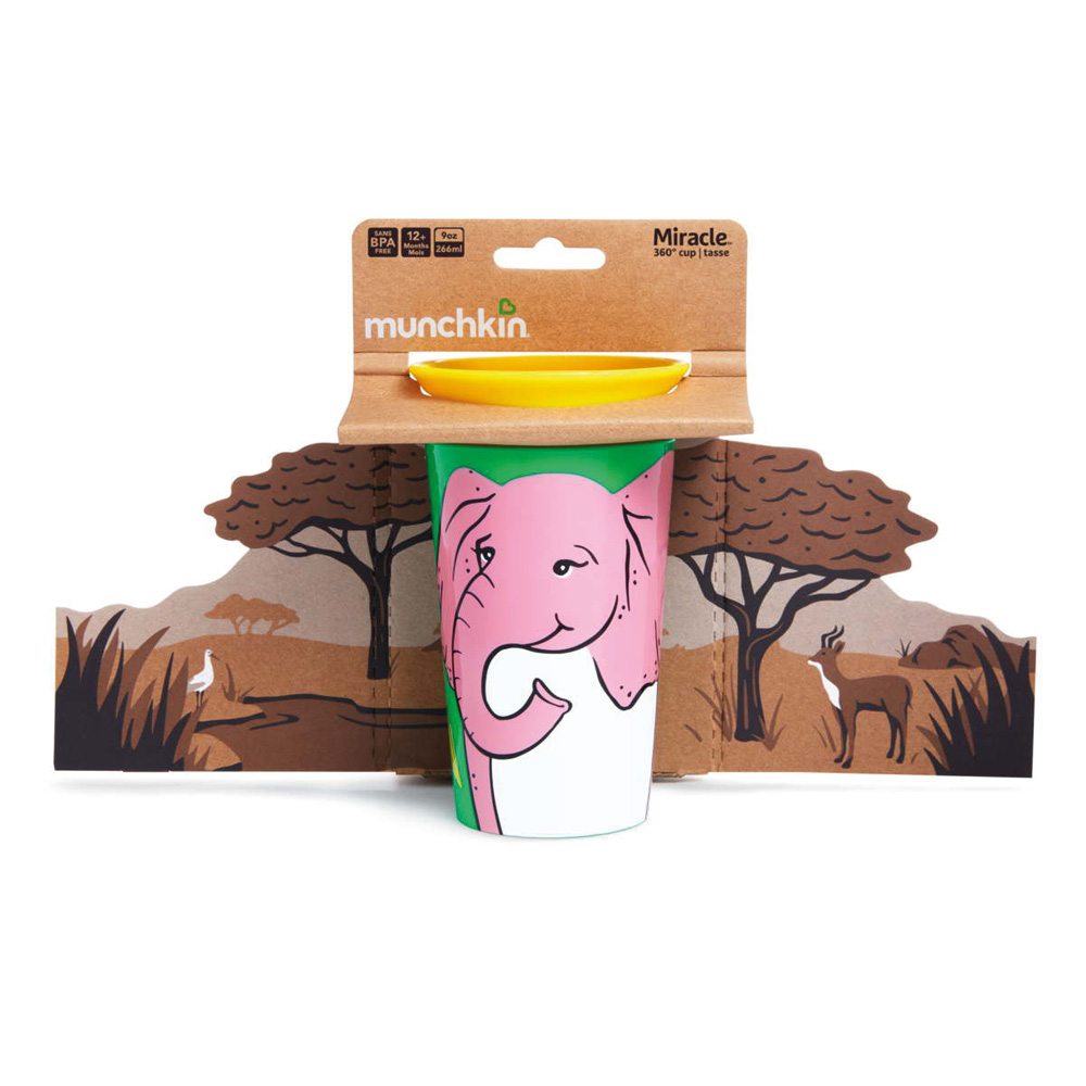 MIRACLE SIPPY CUP 266ML - ELEPHANT